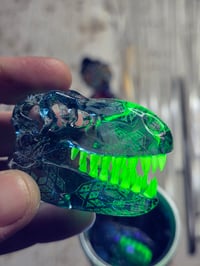 Image 2 of Elev808 dichro dino. A true Tyrannosaurus Flex. Been in my collection since our jersey collab.