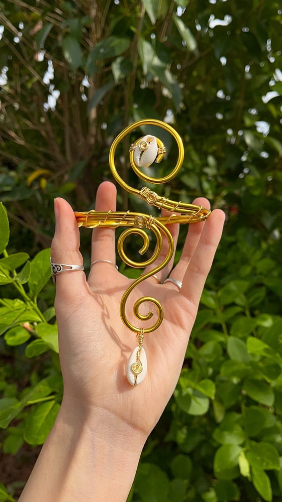 Image of Cowrie Shell Arm Cuff