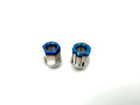 Image 4 of Chasing JS Titanium Open End Lug Nuts (short) 28mm
