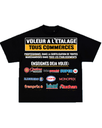VOLEUR TOUS COMMERCES TEE