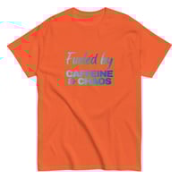 Image 9 of Unisex classic tee, Fueled by Caffeine & Chaos T-Shirt | Funny Coffee Lover Chaos Humor Graphic Tee
