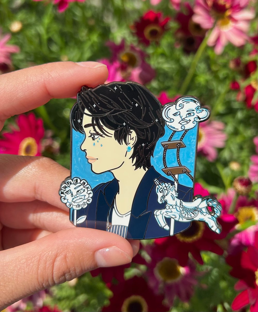 V’s inner child enamel pin 