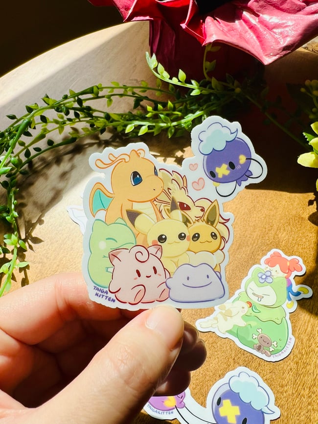 Pokopia Stickers