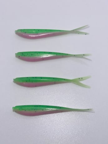 35 FTM Omura Baits Pongo Junior 4 cm Krill Trout Jigs, Soft Baits for Ultra  Light Trout Fishing, Trout Bait, Rubber Bait for Trout