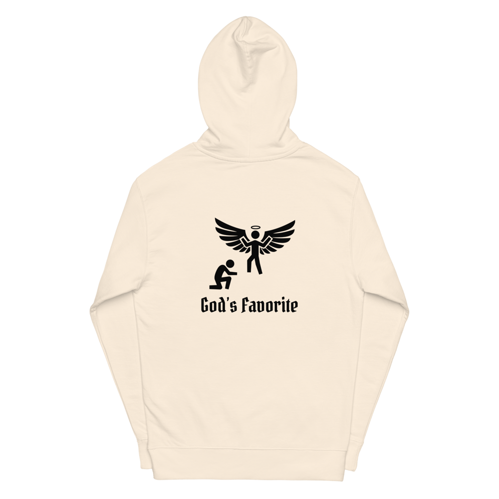 God's Favorite Hoodie (Black Print)
