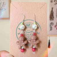 Gingerbread Dangle Earrings