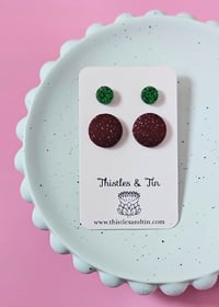 Image 4 of Twin Pack Christmas Studs - 447