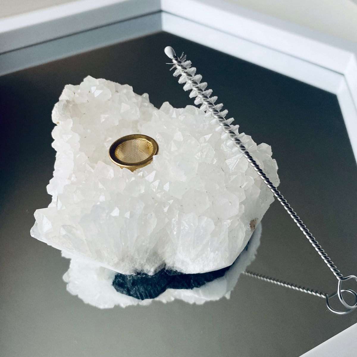 Image of Crystal & Stone Hand Pipe Cleaning Brushes