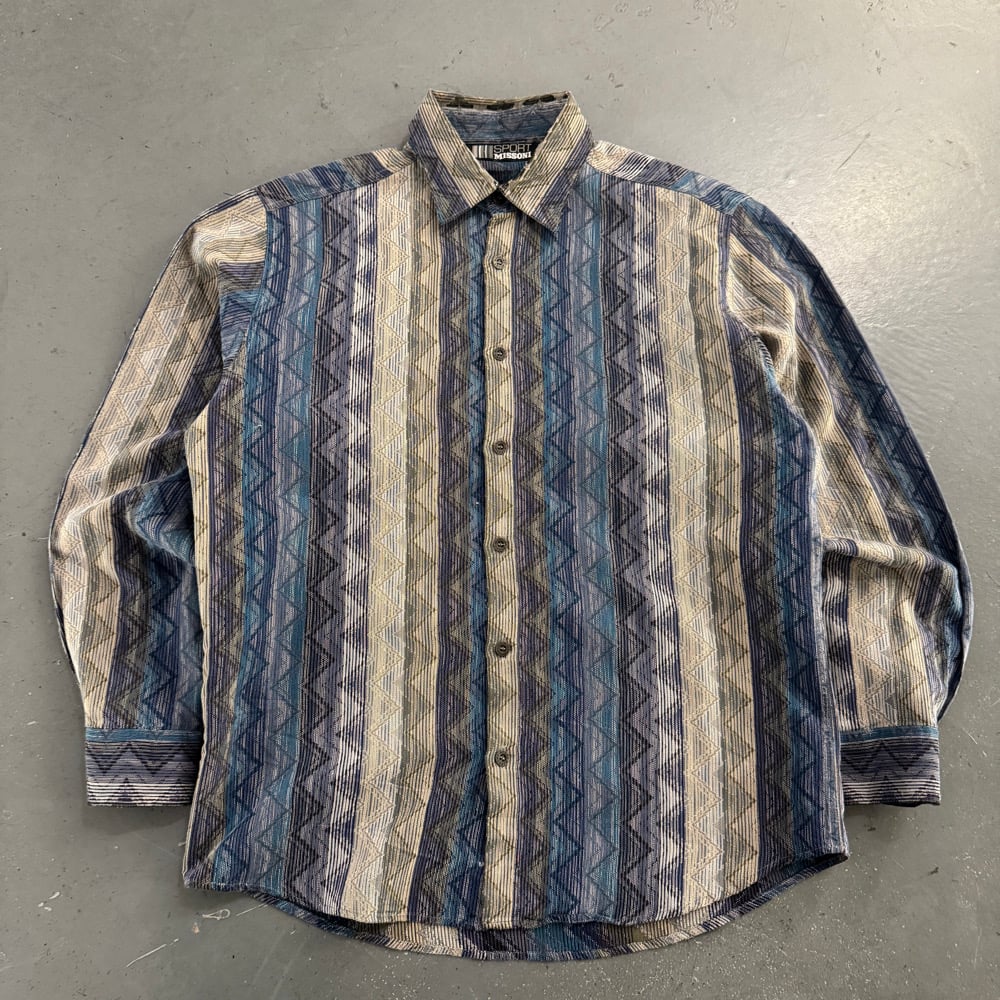 Image of 1990s Missoni Sport shirt, size medium - large