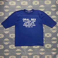 Image 1 of 80s Oral Sex Shirt Sz L/XL