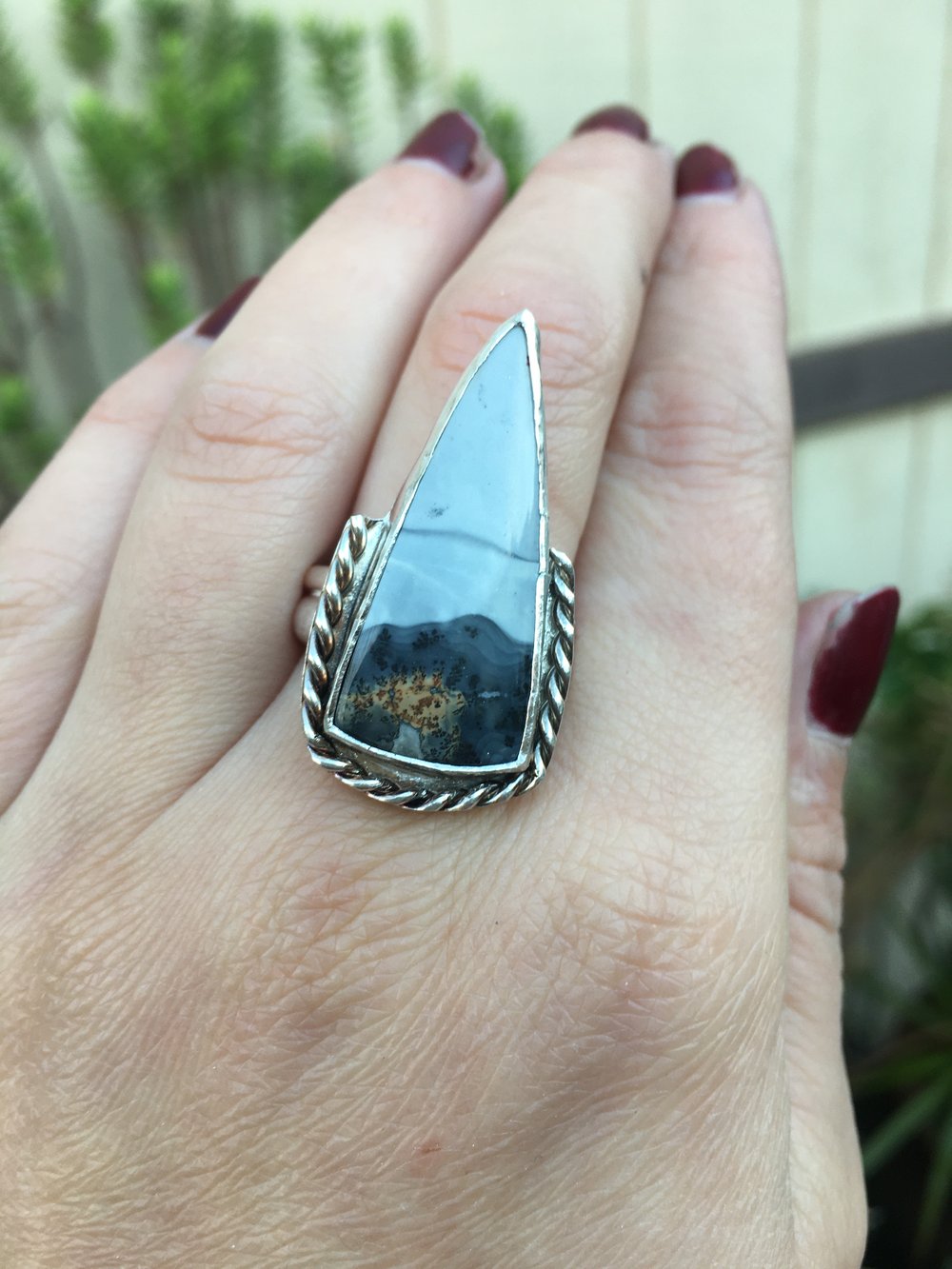 Image of Maligano Jasper w/ twisted border