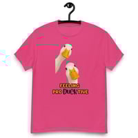 Image 6 of Unisex classic tee, Productive Duck Funny Tee