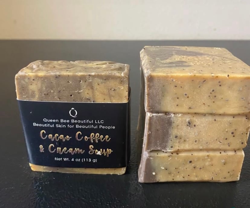 Image of Cacao Coffee and Cream Soap