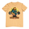 Killer Gains T shirt (Tan Color) 