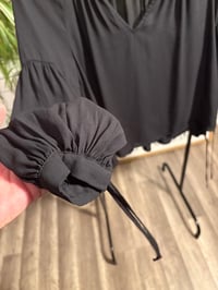 Image 2 of Black sheer top