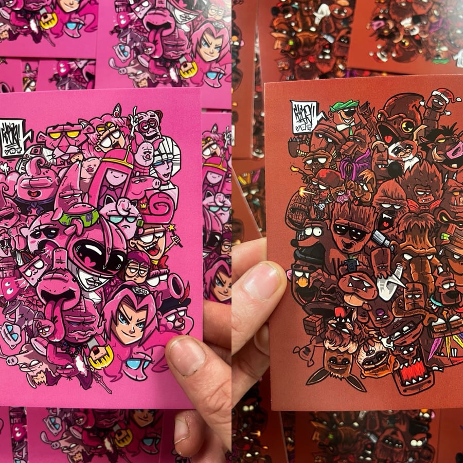 Image of Pinky & Stinky Postcards