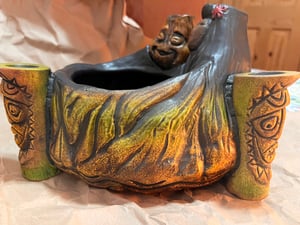 Image of Artist Proof AP04 of AP06 “I Lava You” Tiki Bowl 2018 By Tiki Diablo & Tahiti Gil