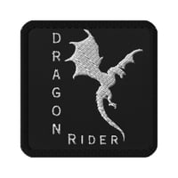 Dragon rider Embroidered patch