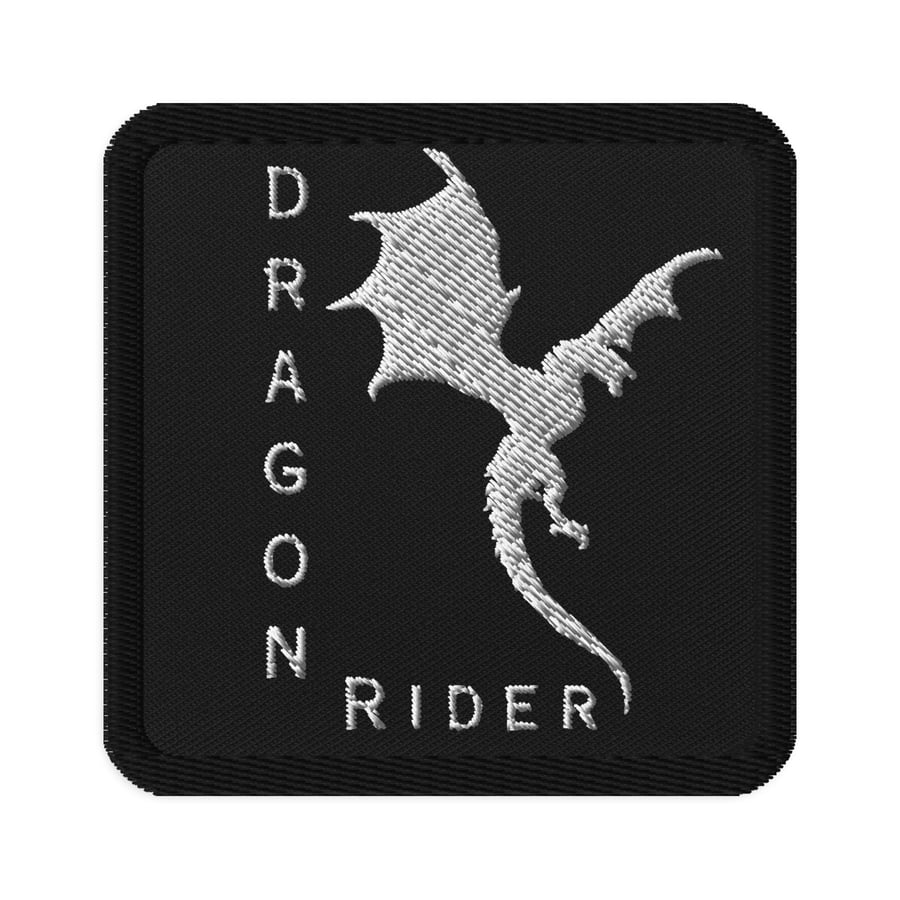 Image of Dragon rider Embroidered patch