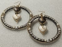 Image 2 of Midnight Opulence Statement Earrings