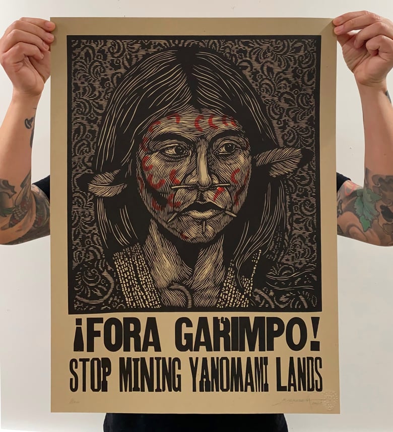 Image of “Fora Garimpo” by Carlos Barberena