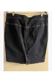 Image 5 of New Sz 12 Chaps Dark Denim Skirt # 19*15