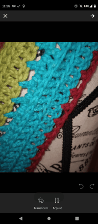Image 4 of Rainbow Hooded Scarf