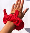 Red devil scrunchie 