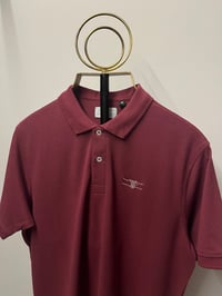 Image 2 of HANDSHAKE POLO BURGUNDY