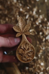 Image 4 of Chestnut Leaf Scoop 