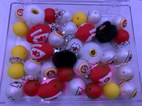 Image 8 of FootBall Silicone Bead 