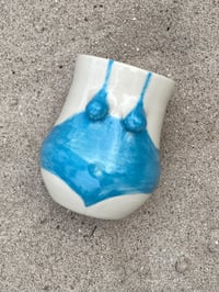 Image 2 of Small Turquoise Bather Vase