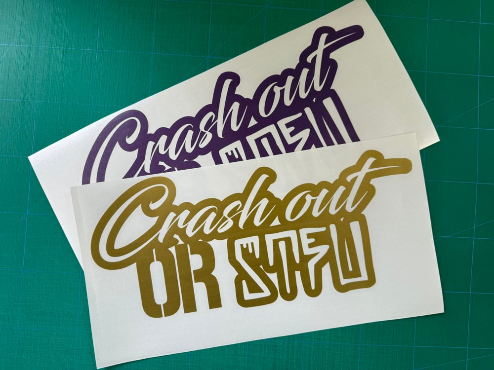 Image of 10” Crash Out sticker