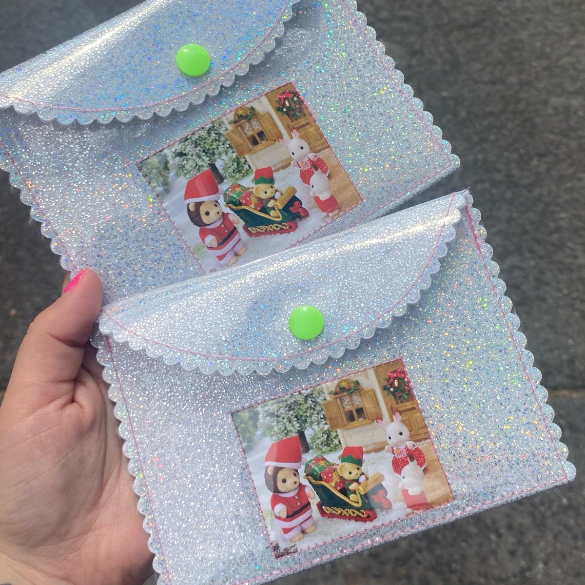 Image of GLITTER CHRISTMAS PURSE