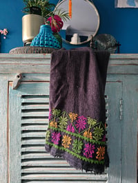 Image 1 of Bethlehem Tatreez Scarf - Made in Palestine