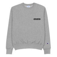 Trouble Maker Embroidered Sweatshirt - Grey