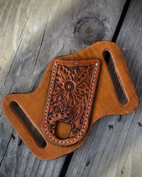 Tooled Design Knife Sheath