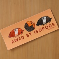 Image 2 of Awed by Isopods BUMPER Sticker