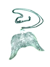 Image 2 of thunderbird statment necklace with Rumi quote