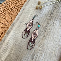 Image 1 of Timber earrings - Desert no.2