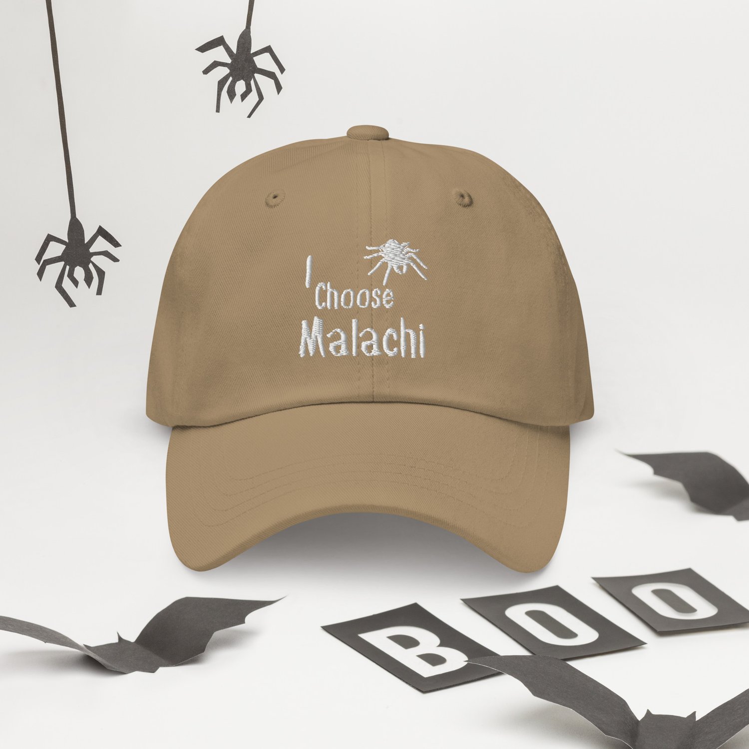 Image of Officially Licensed little stranger I choose Malachi embroidery baseball cap