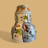 Image 3 of Caution Robot Vase