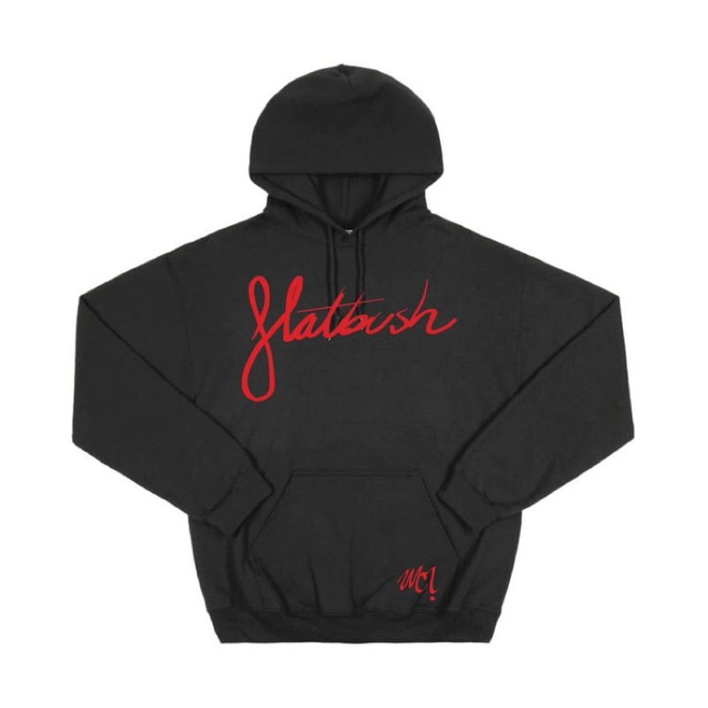 Image of Flatbush Signature Hoodie (Blk/Red)