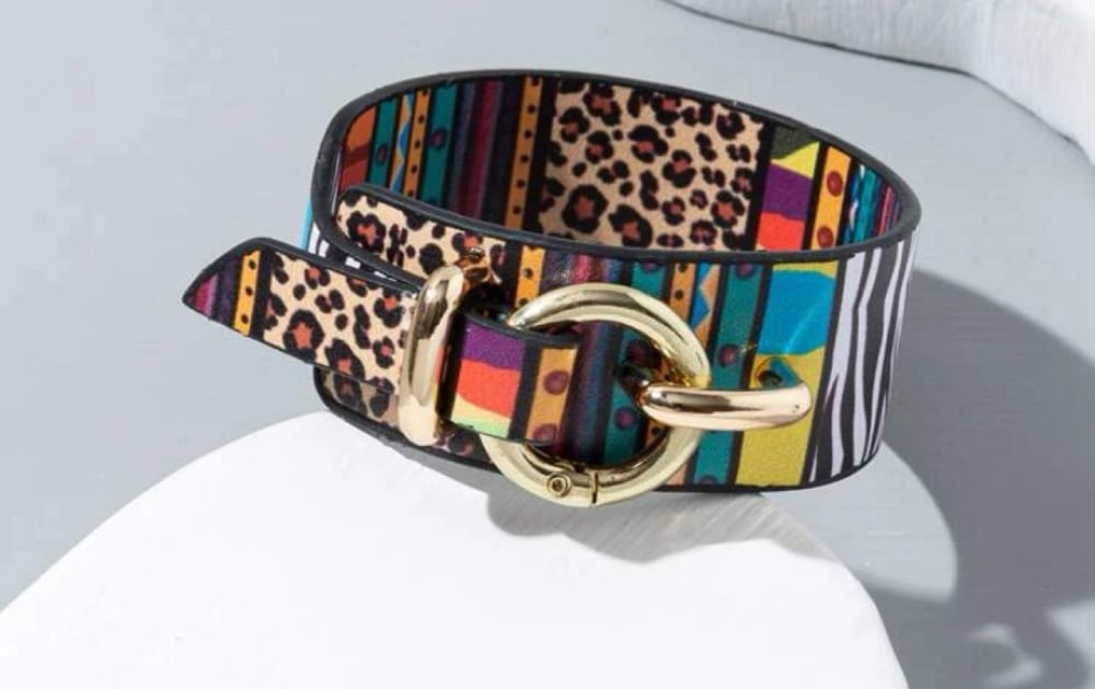 Image of “Leopard colorful bracelet”