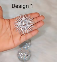 Image 2 of American Diamond Brooch/Saripin