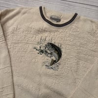 Image 2 of Vintage Breaching Bass Sweater - L
