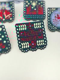 Image 4 of Christmas  Papel Picado Metal Diecut 
