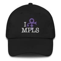 Image 1 of I [PRINCE] MPLS Dad Hat (White Text)