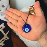 Image 2 of EVIL EYE NECKLACE - ADJUSTABLE