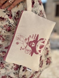 Image 5 of Witch Daughter Clutch: Natural - Pink